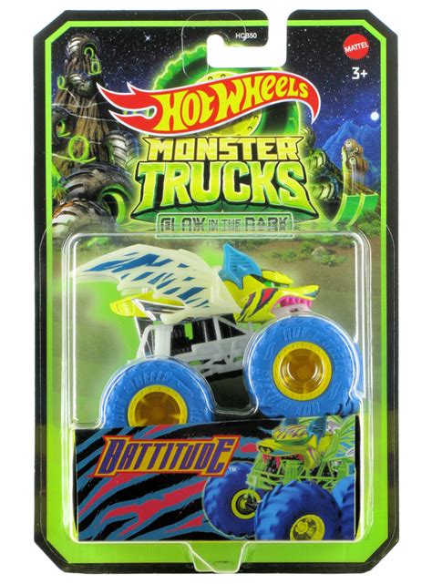 Hot Wheels Monster Trucks Glow In The Dark Battitude Hmh