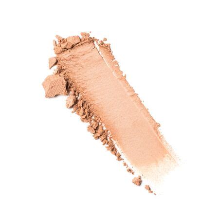 Brush Stroke Of Crushed Nude Beige Eye Shadow As Sample Of Cosmetic