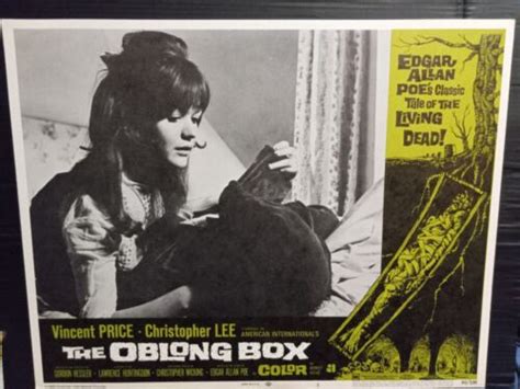 Lobby Card 1969 THE OBLONG BOX Cute Sally Geeson In A House Of Horror E