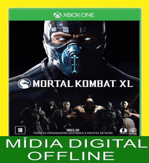 Mortal Kombat Xl Xbox One Xone Offline Midia Digital Offline - R$ 13,90 ...