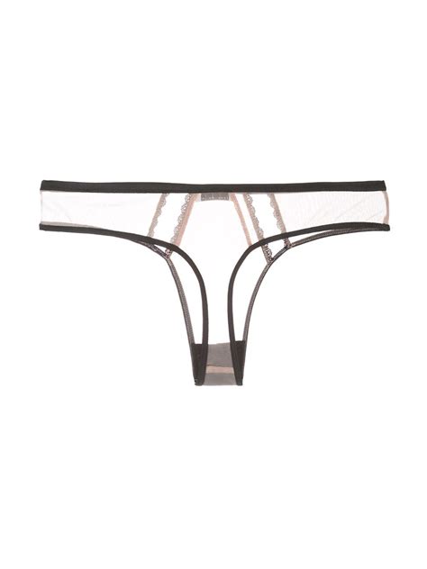 Fleur Du Mal Sheer Thong Farfetch