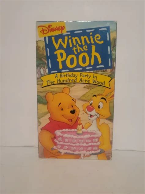 DISNEY WINNIE THE Pooh A Birthday Party In The Hundred Acre Wood VHS