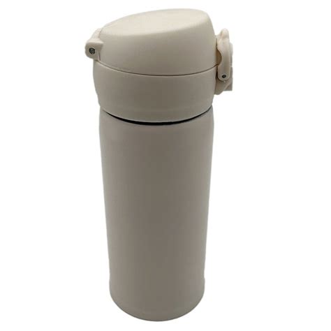 Garrafa térmica mini branco 400ml - Império do Transfer | Produtos e