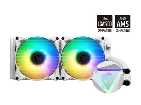 Заказать Водяное охлаждение ЦП MSI MAG Core Liquid 240R V2 White AIO ...
