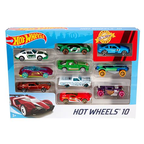 Hot Wheels Confezione Da 10 Macchinine In Scala 1 64 Veicoli