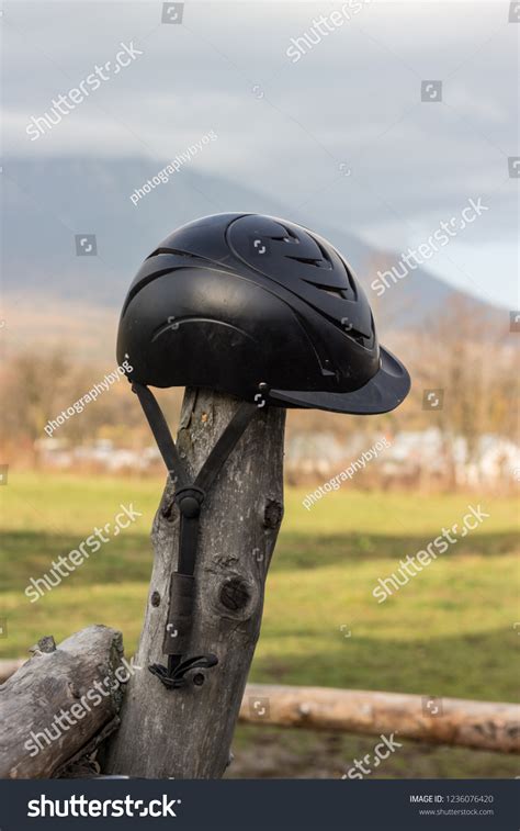 Portrait Photo Jockey Horse Rider Helmet Stock Photo 1236076420 ...