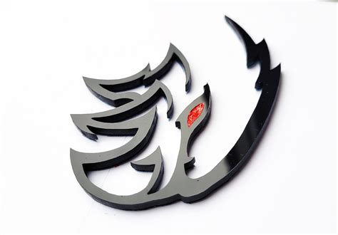 2x Hawk Bird Hellhawk Redeye Emblem Logo For Grand Cherokee Trackhawk