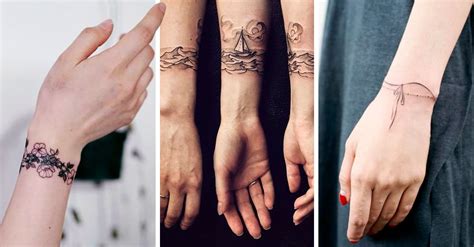 25 Tatuajes de brazalete para una bonita joyería permanente