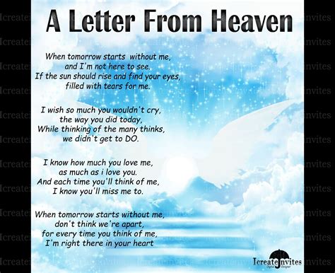A Letter From Heaven – Poems That Touch the Soul