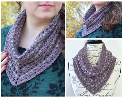 Pattern For A Simple Cozy Crochet Bandana Cowl Simply Hooked By Janet