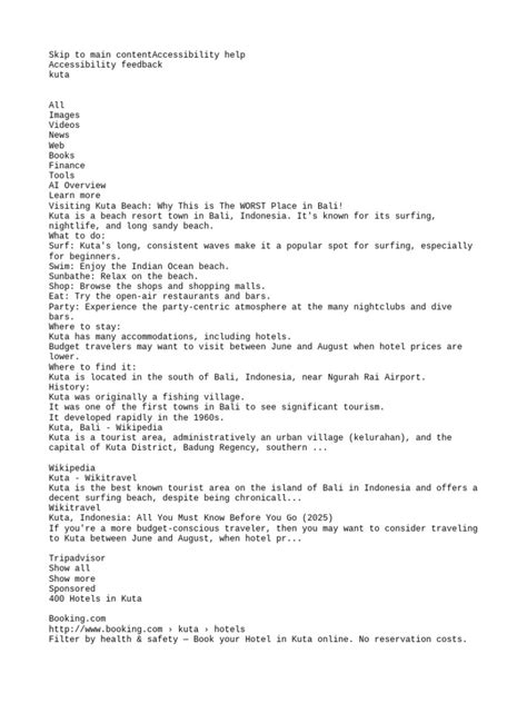 Skip to main contentAccessibility helpdsfegrbgb | PDF | Bali