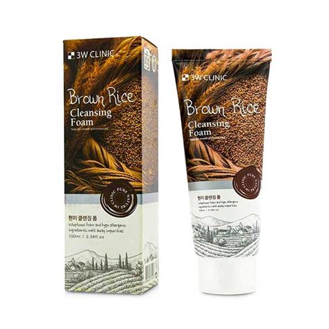 3W Clinic Brown Rice Foam Cleansing -100ml