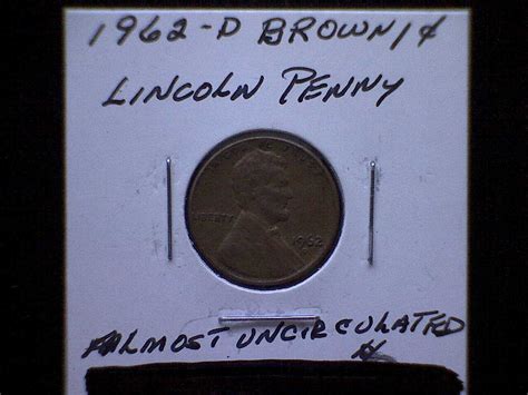 1962 D LINCOLN MEMORIAL PENNY For Sale Buy Now Online Item 43306