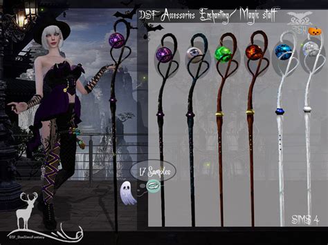 The Sims Resource Dsf Accessories Enchanting Magic Staff