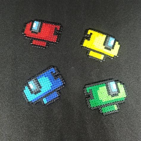 Among Us Keychains Among Us Among Us Hama Game Video Game - Etsy | Hama ...