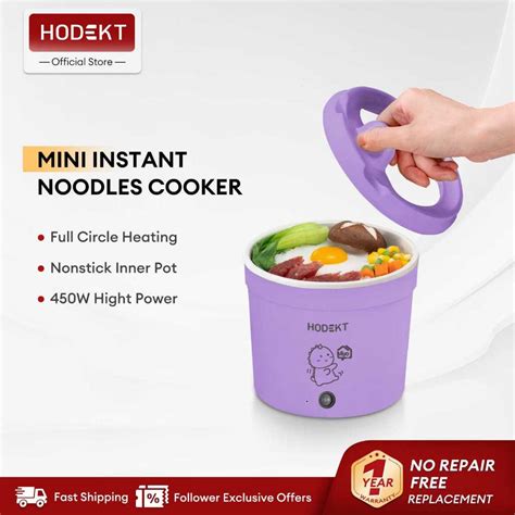 HODEKT L W W Mini Electric Cooker Multi Function Electric Hot Pot Small Household