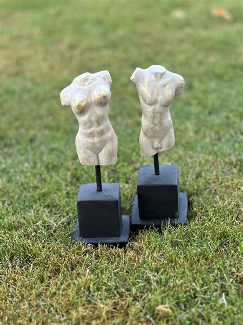 Sets Of 2 Female And Male Nude Torso Nude Male And Female Sculpture