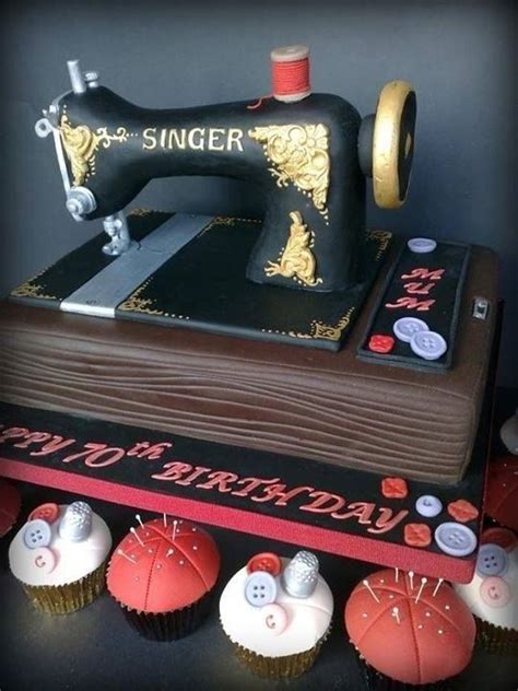 Pastel De Maquina De Coser Crazy Cakes Fancy Cakes Sewing Machine