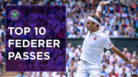 Roger Federer 10 Incredible Passing Winners At Wimbledon Win Big Sports