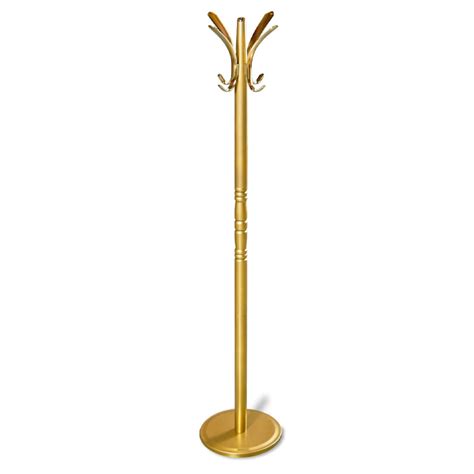 Вешалка золотого цвета с 4-мя крючками из пластика Curves Hangers по ...