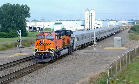 BNSF 6722 Executive Train O HVRLAW2 16A Clouds And Fog Ma Flickr