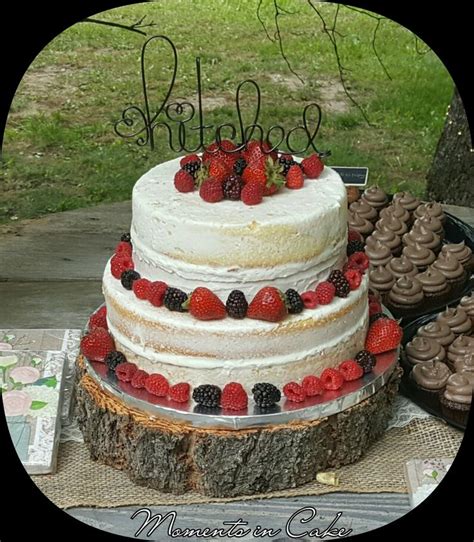 Outdoor Naked Fruit Cake Cake Fruit Cake Desserts
