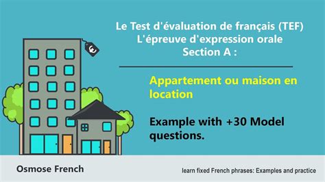 Le Test Dévaluation De Français Tef Lépreuve Dexpression Orale