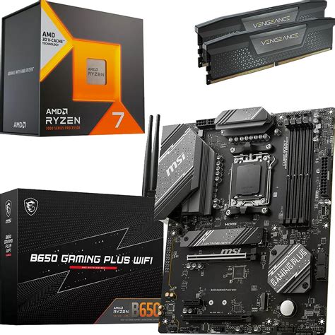 Kit évo Ryzen 7 7800X3D B650 GAMING PLUS WIFI 32 Go Kit d