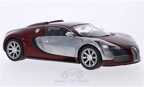 Miniature Bugatti Veyron Edition Centenaire Autoart Eb Rouge