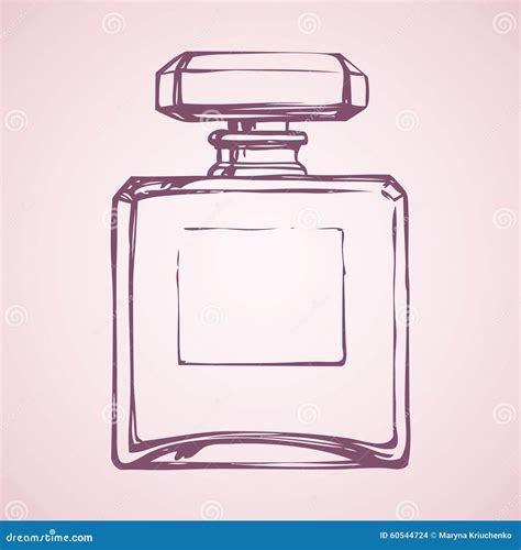 Bottle Of Perfume Vector Drawing CartoonDealer 60544724