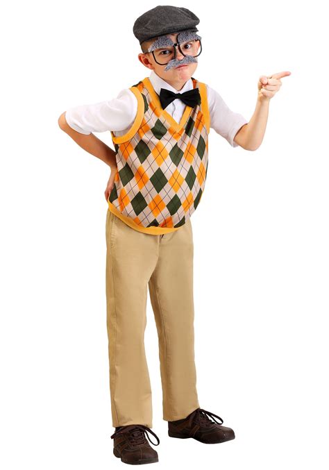 Kids Old Man Costume - Walmart.com