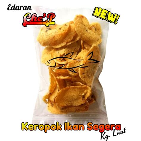 KEROPOK IKAN SEGERA KG LAUT 1 PACK 67 Gram Each FISH CRACKER ORIGINAL