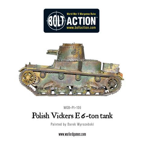 New: Polish Vickers E 6-ton tank - Warlord Games