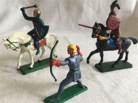 Figurine Starlux Chevaliers Moyen Ge M Di Val Lot De Dont