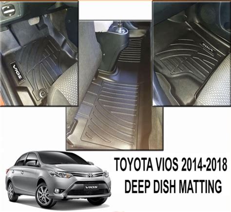 Toyota Vios 2008 To 2022 Gen 2 Gen 3 Gen 4 OEM TPE 7D EXCELLENT