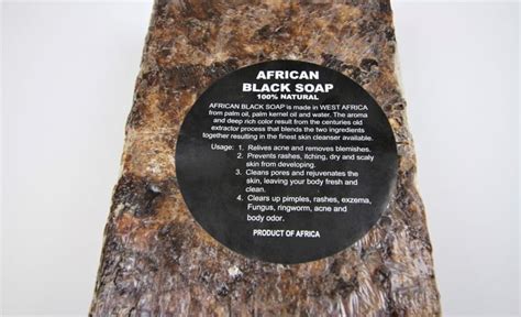 100 Natural African Black Soap Raw Bar Soap For Skin Face Eczema