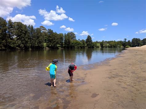 Macquarie Park River Beach And Playground Photos Only Windsor