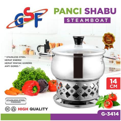 Jual Panci Shabu Steamboat Gsf G Panci Hot Pot Shabu Free Packing Shopee Indonesia