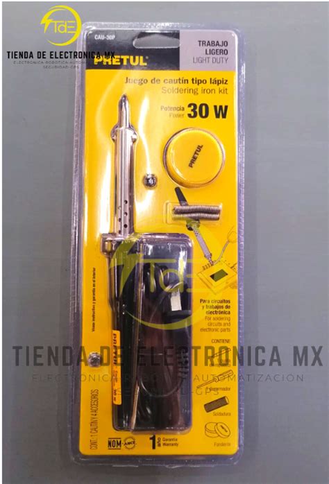 Kit De Cautin Tipo Lapiz 30W Con Soldadura Y Pasta Compra Online