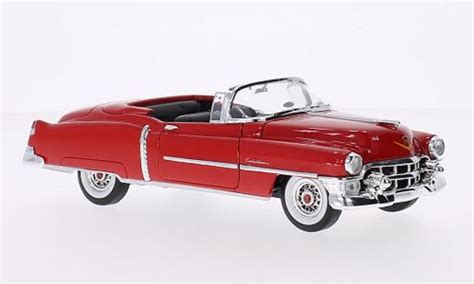 Cadillac Eldorado Convertible Años 1953 a 1954 Rojo 1 24 Welly