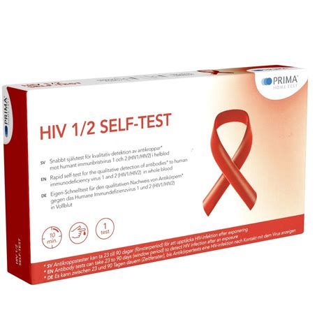 Prima Hiv 1 2 Self Test Sti Selbsttest Hiv Schnelltest 1 St Shop