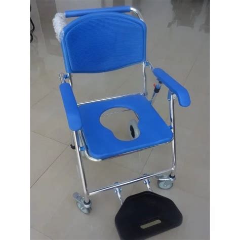 Aluminium Shower Commode Chair Lightweight Foldable Rs