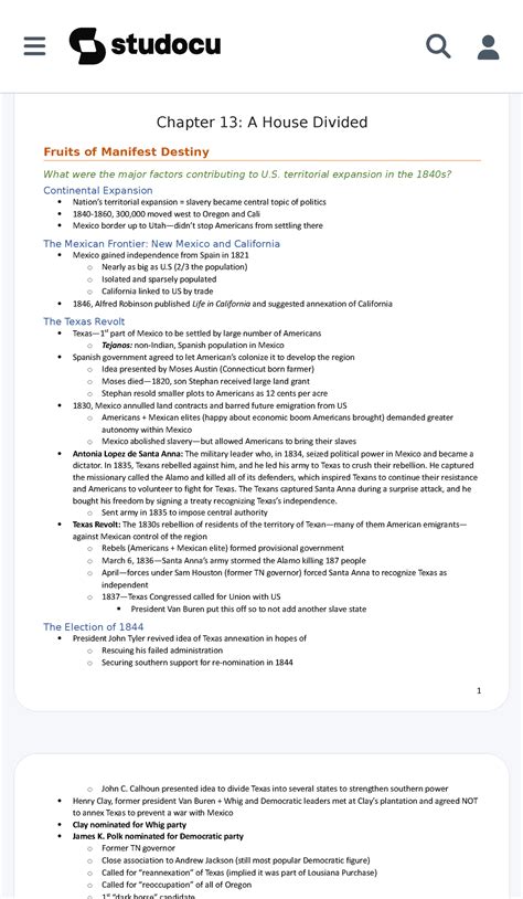 Chapter 13 - Summary Give Me Liberty an American History - Chapter 13 A