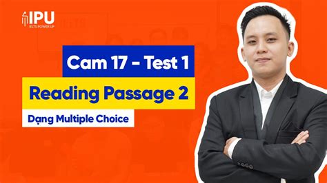 Giải đề Và Phân Tích Multiple Choice Cam 17 Test 1 Reading Passage