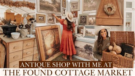 Fall Shop With Me At The Found Cottage Market Antique Fall Decor Haul