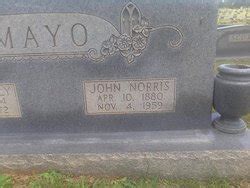 John Norris Mayo 1880 1959 Homenaje De Find A Grave