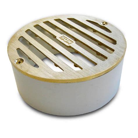 Nds In Brass Round Drainage Grate B The Home Depot