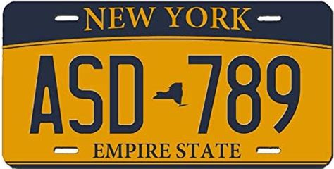 Custom Personalized All 50 States State License Plate