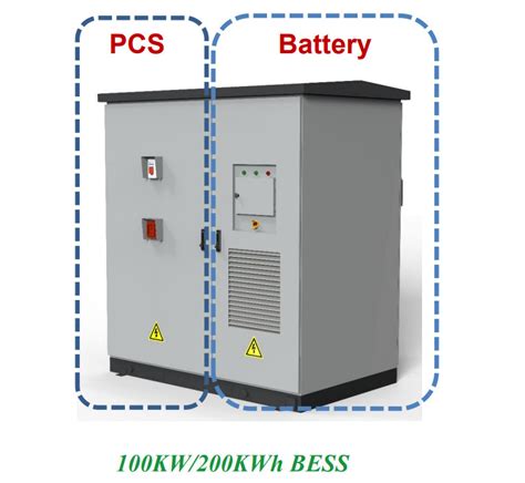 Lifepo Battery Energy Storage System Kw Kwh Bess System