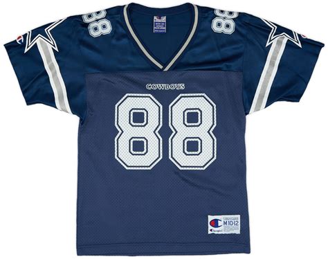 1996-99 Dallas Cowboys Irvin #88 Champion Home Jersey (Very Good) M.Kids